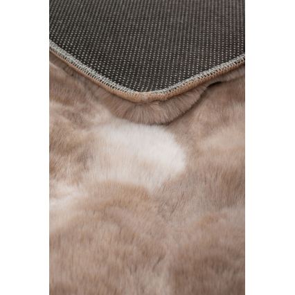 RABBIT BUBBLE Rug 55x100 cm brown