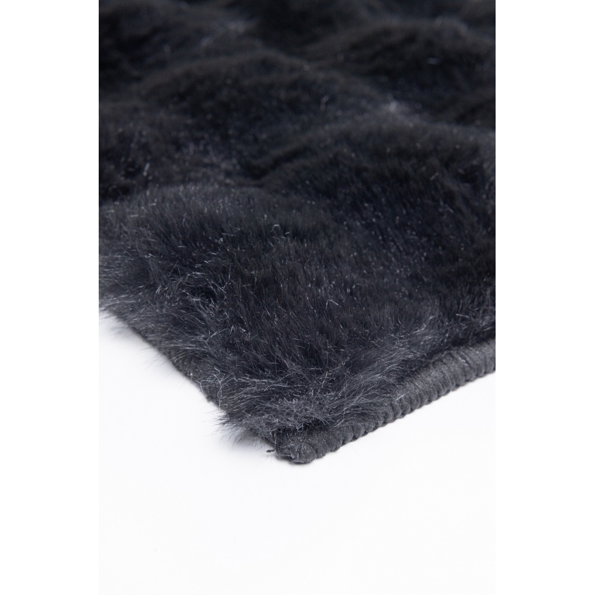 RABBIT BUBBLE Rug 80 x 150 cm — Black