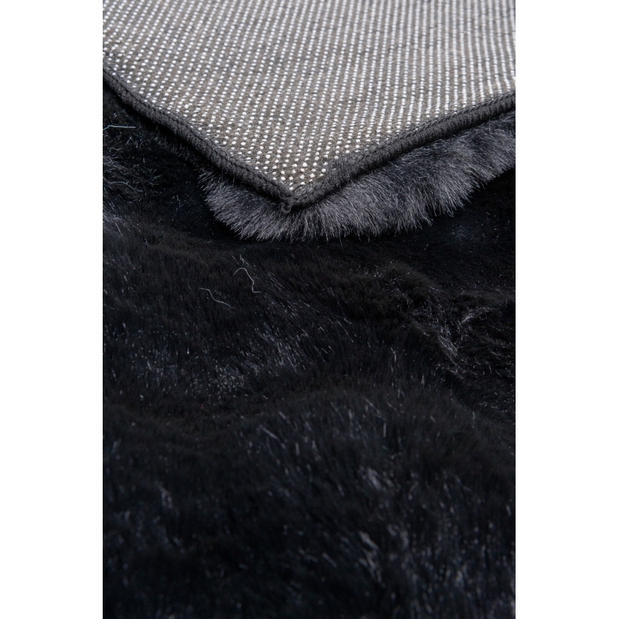 RABBIT BUBBLE Rug 80x150 cm Black