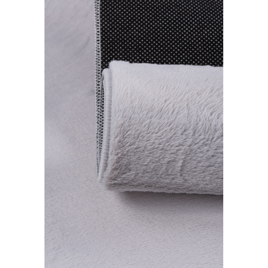 RABBIT-FOX Rug 120x160 cm Grey