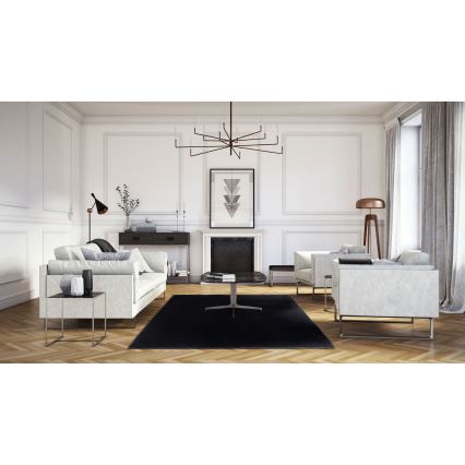 RABBIT-FOX rug 120×160 cm, black