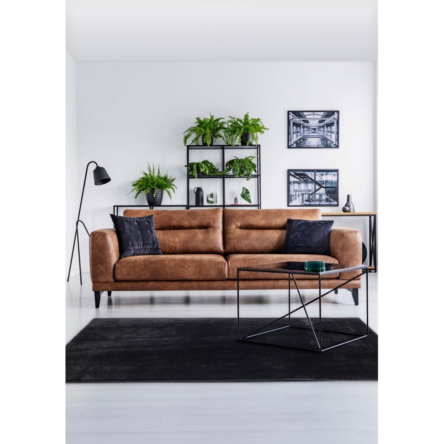 RABBIT-FOX rug 120×160 cm, black