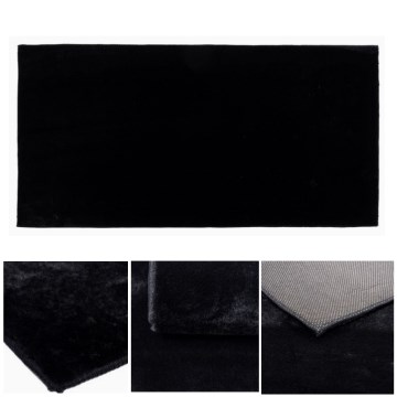 RABBIT-FOX Rug 160 x 230 cm, Black