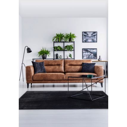 RABBIT-FOX Rug 160 x 230 cm, Black