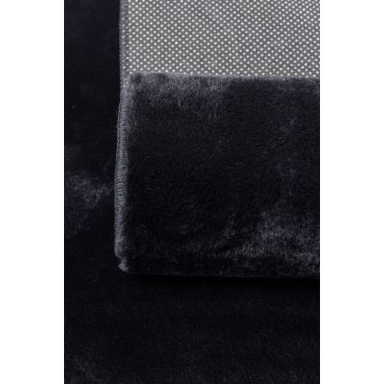 RABBIT-FOX Rug 160 x 230 cm, Black