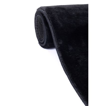 RABBIT-FOX Rug 160 x 230 cm, Black