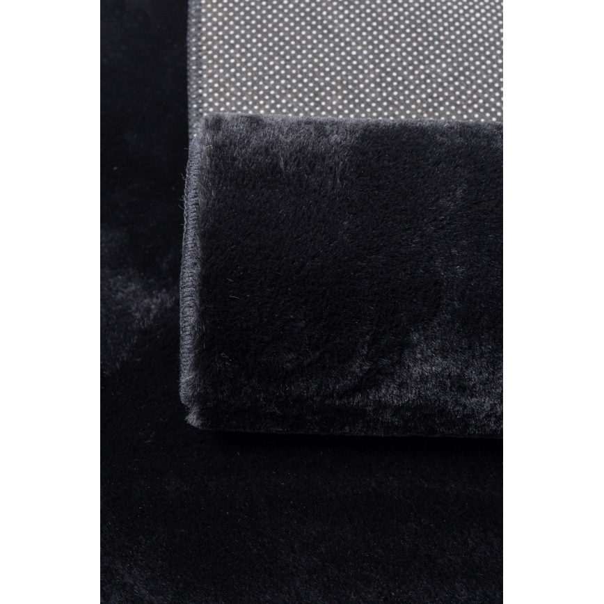 RABBIT-FOX Rug 60x100 cm Black