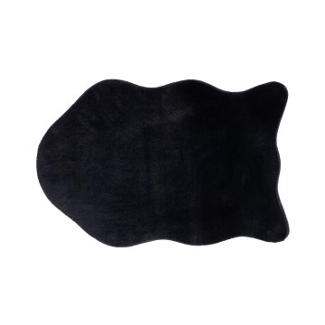 RABBIT-FOX rug 60x90 cm, black