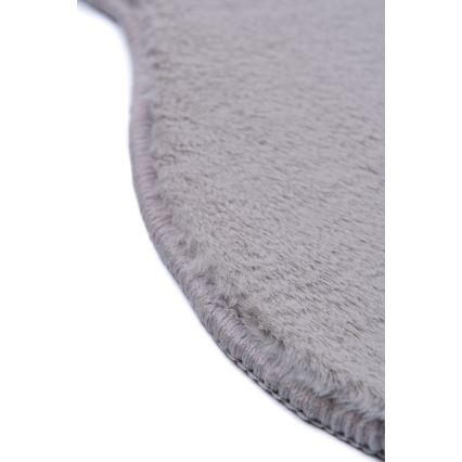 RABBIT-FOX Rug 60x90 cm Gray