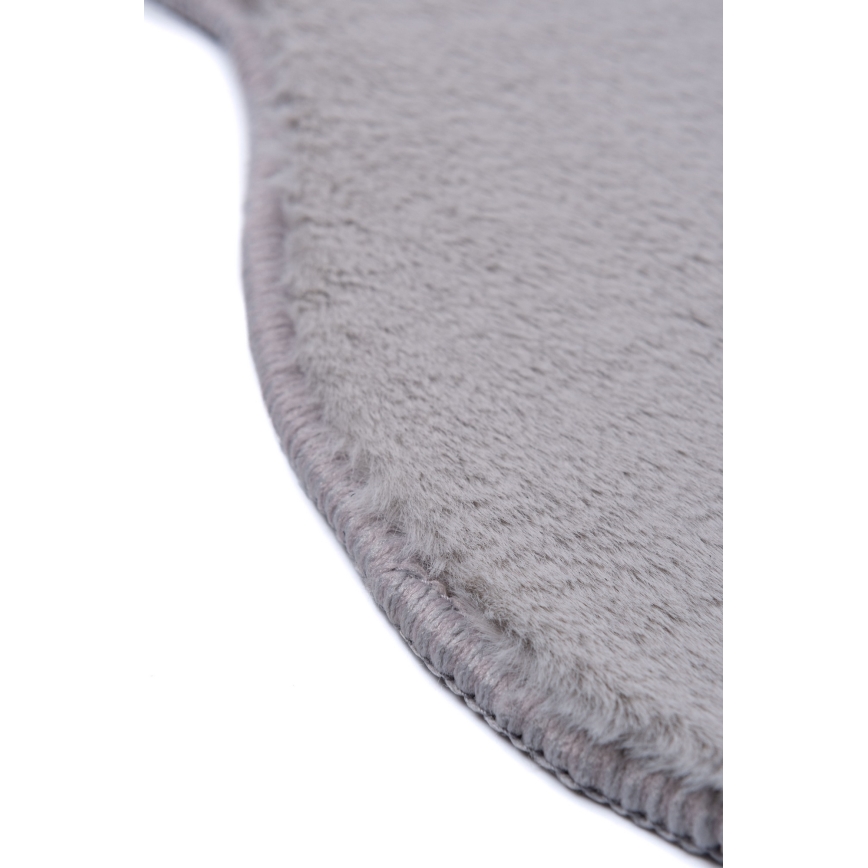 RABBIT-FOX Rug 60x90 cm Gray