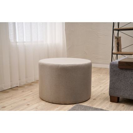 RABO Ottoman, Ø 58 cm, Beige