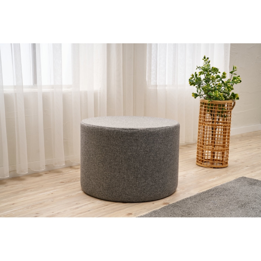RABO Ottoman, Ø 58 cm, Grey