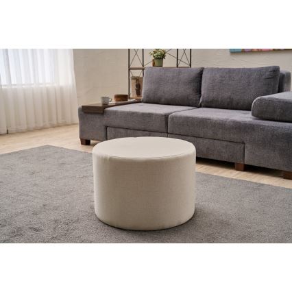RABO Pouf Ø 58 cm, Cream