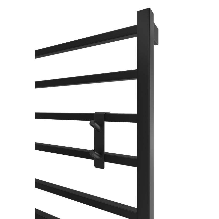 Radiator hook INOX stainless steel/black