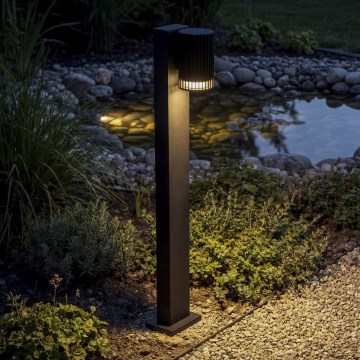 RADILO Outdoor Lamp 1x GU10/11W/230V, 80 cm, IP44, Black