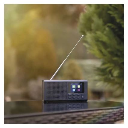Radio DAB DAB+ FM 3W/5V/4xAA black
