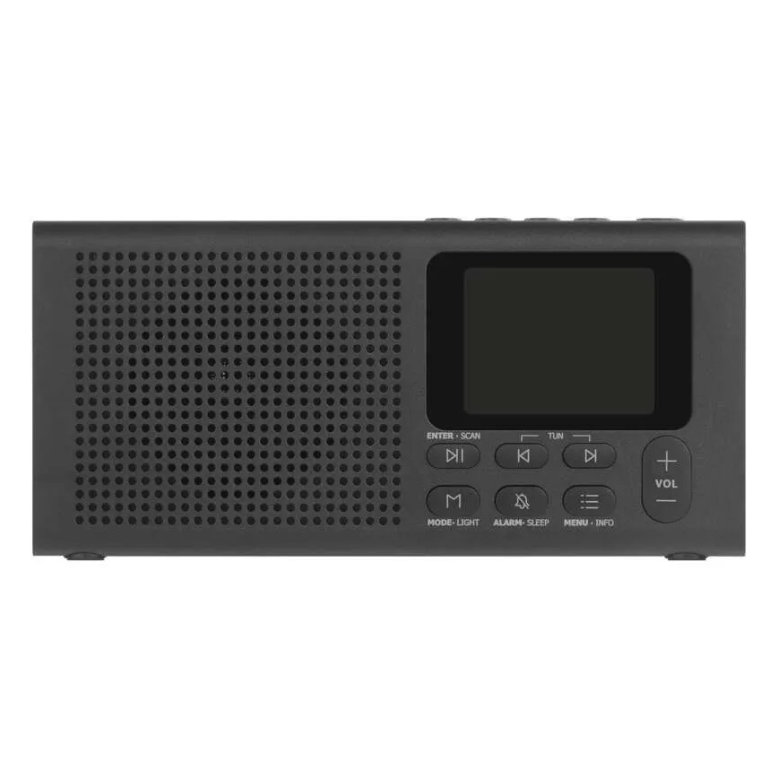 Radio DAB DAB+ FM 3W/5V/4xAA black
