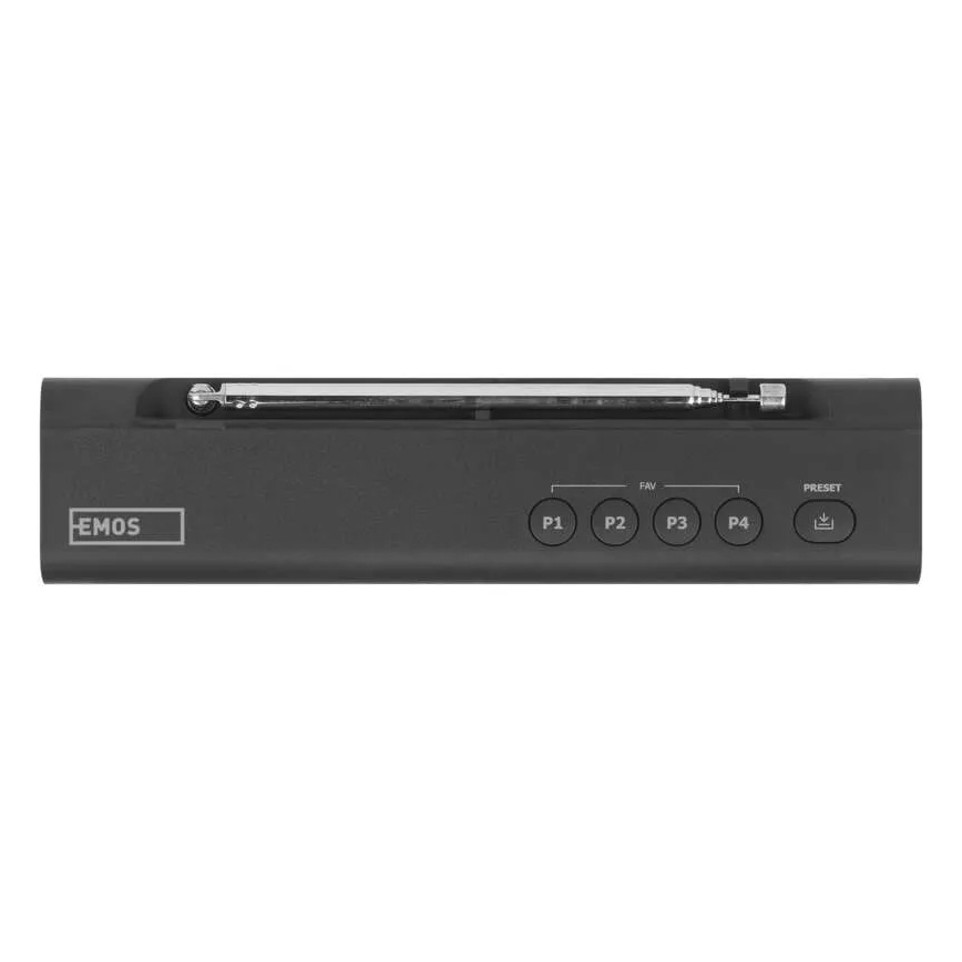 Radio DAB DAB+ FM 3W/5V/4xAA black