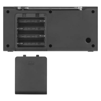 Radio DAB DAB+ FM 3W/5V/4xAA black
