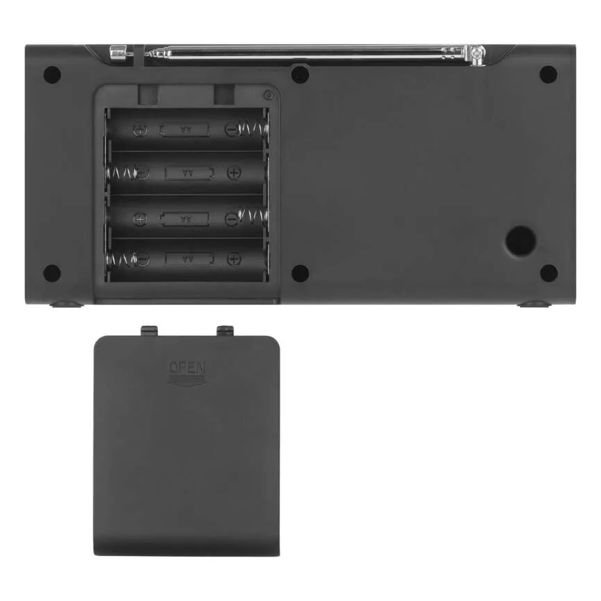 Radio DAB DAB+ FM 3W/5V/4xAA black