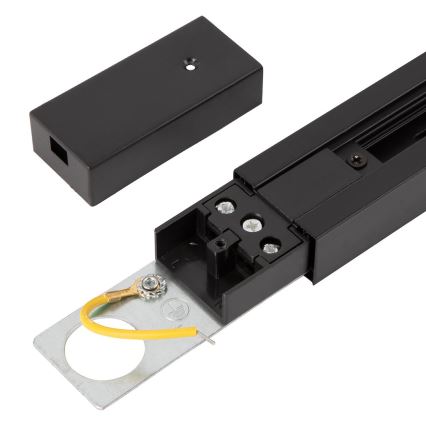 Rail system 1-phase TRACK 1 m black