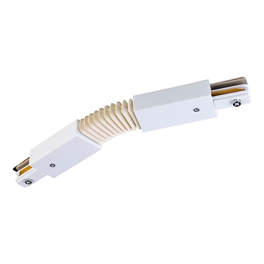 Rail system end cap 1-phase TRACER flexible white