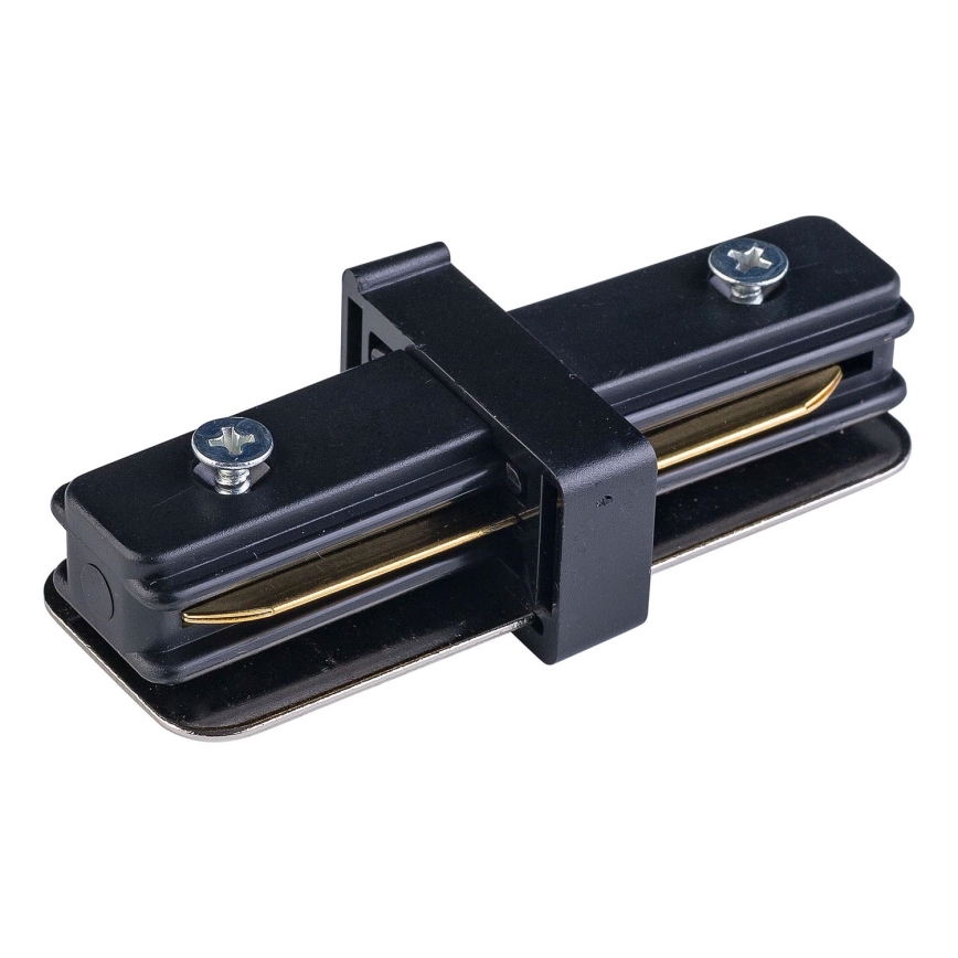Rail system end cap 1-phase TRACER straight black