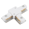 Rail system end cap 1-phase TRACER T-connector white