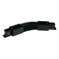 Rail system end cap 3-phase TRACER flexible black