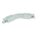 Rail system end cap 3-phase TRACER flexible white