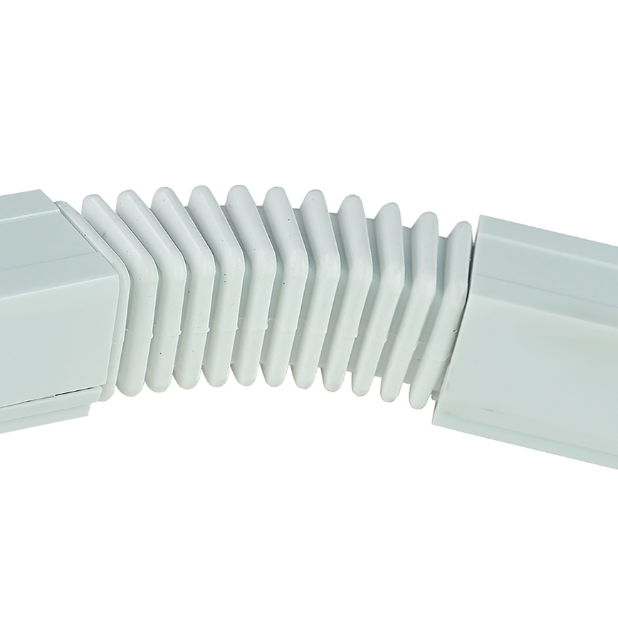 Rail system end cap 3-phase TRACER flexible white
