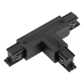 Rail system end cap 3-phase TRACER T-connector black