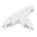 Rail system end cap 3-phase TRACER T-connector white
