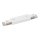 Rail system end cap with power connection 1-phase TRACER straight white