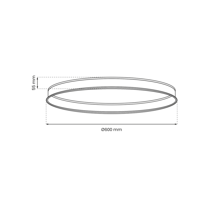 Rail system MAGNETIC TRACK d. 60 cm black