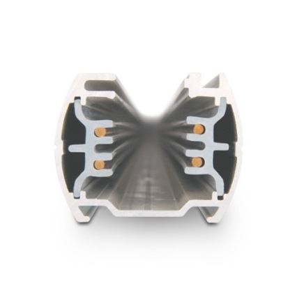 Rail without electrical connection SCENA TS 1 m white