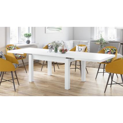 RALF Extendable Dining Table for 12, 120/270 x 90 cm, White