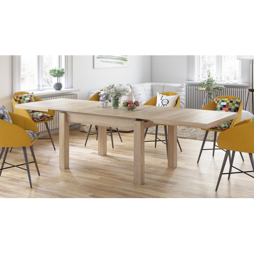 RALF Extendable Dining Table for 12, Sonoma Oak
