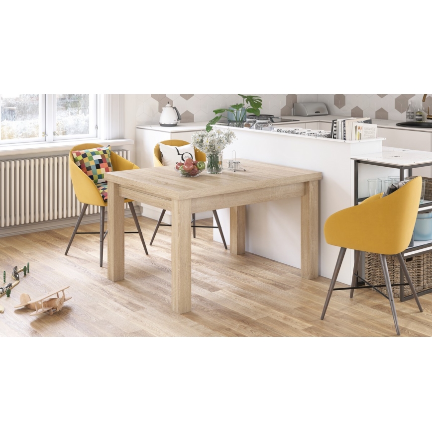 RALF Extendable Dining Table for 12, Sonoma Oak