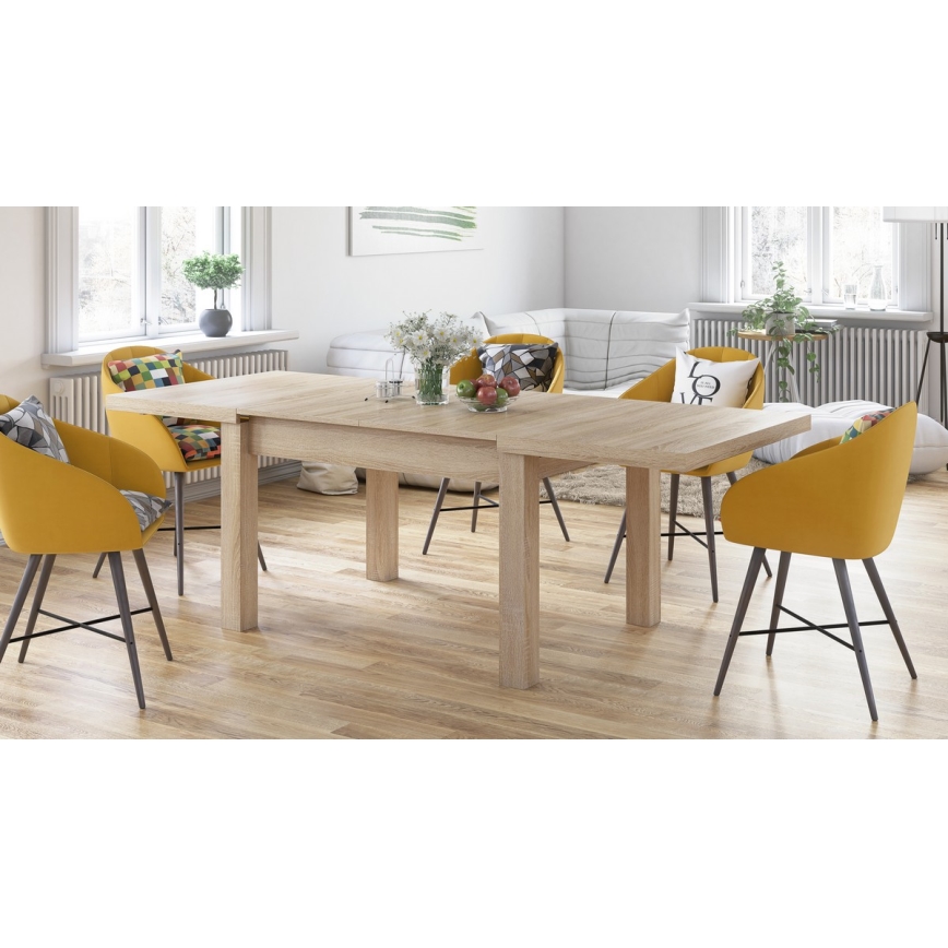 RALF Extendable Dining Table for 12, Sonoma Oak