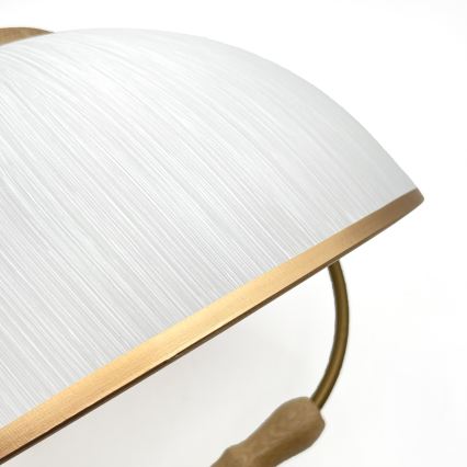 RAMONA height-adjustable pendant light 1xE27/60W/230V brown/white/oak