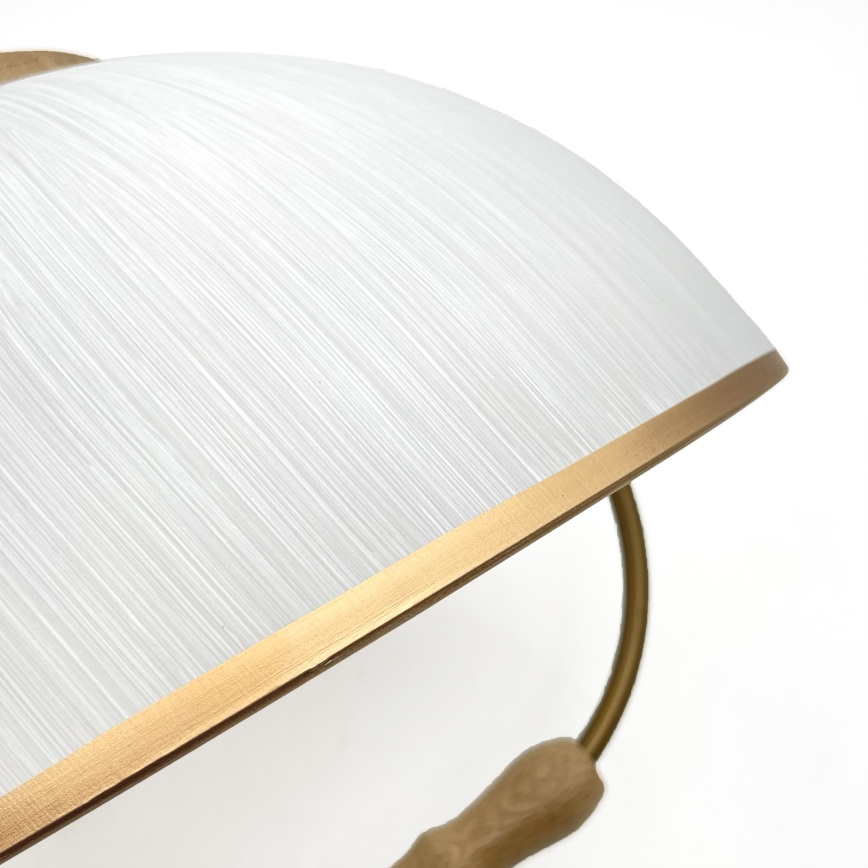 RAMONA height-adjustable pendant light 1xE27/60W/230V brown/white/oak