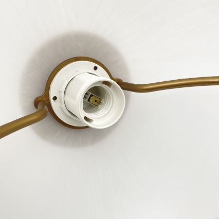 RAMONA height-adjustable pendant light 1xE27/60W/230V brown/white/oak