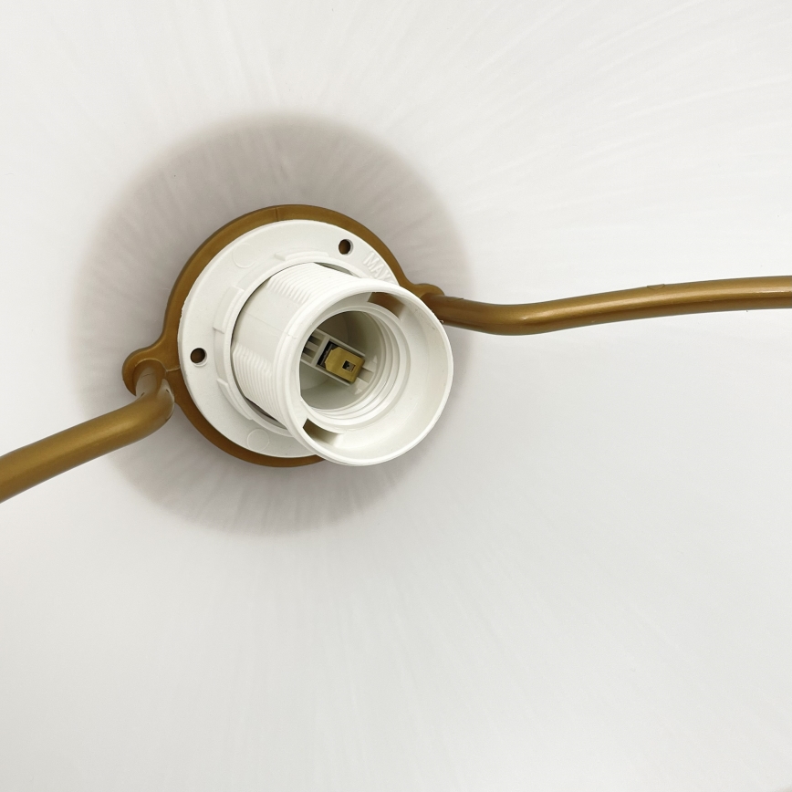 RAMONA height-adjustable pendant light 1xE27/60W/230V brown/white/oak