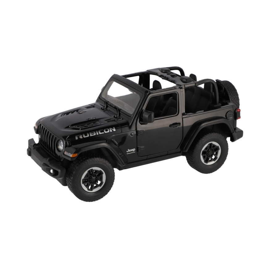 RASTAR Jeep Wrangler Rubicon RC remote-control car – black (5xAA + 2xAA)