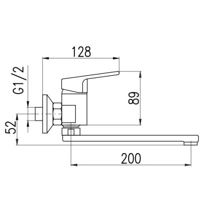 RAV Slezák CO101.5/23Z - COLORADO washbasin faucet cm polished gold