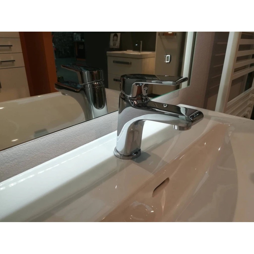 RAV Slezák CO127.0 - Basin mixer + pop-up waste COLORADO 14.3 cm polished chrome