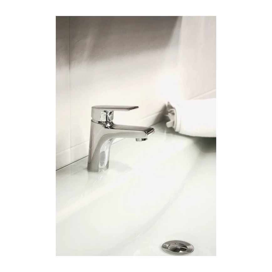 RAV Slezák CO127.0 - Basin mixer + pop-up waste COLORADO 14.3 cm polished chrome