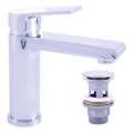 RAV Slezák CO129.0 - COLORADO basin mixer with pop-up waste, 16.2 cm, polished chrome