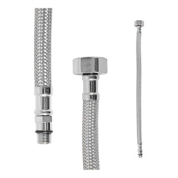 RAV Slezák IF0038 - FLEXI flexible connection hose, 35 cm, polished chrome finish